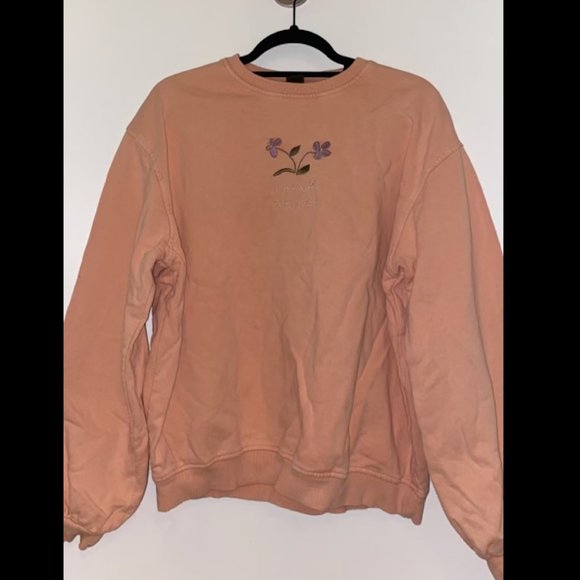 UO Thanks A Bunch Embroidered Crew Neck Sweatshirt - Picture 3 of 3